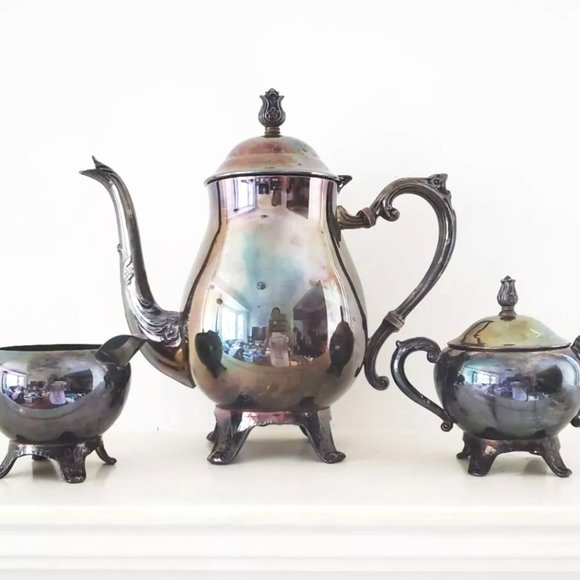 Vintage Silver Plated Tea Set - Picture 1 of 1